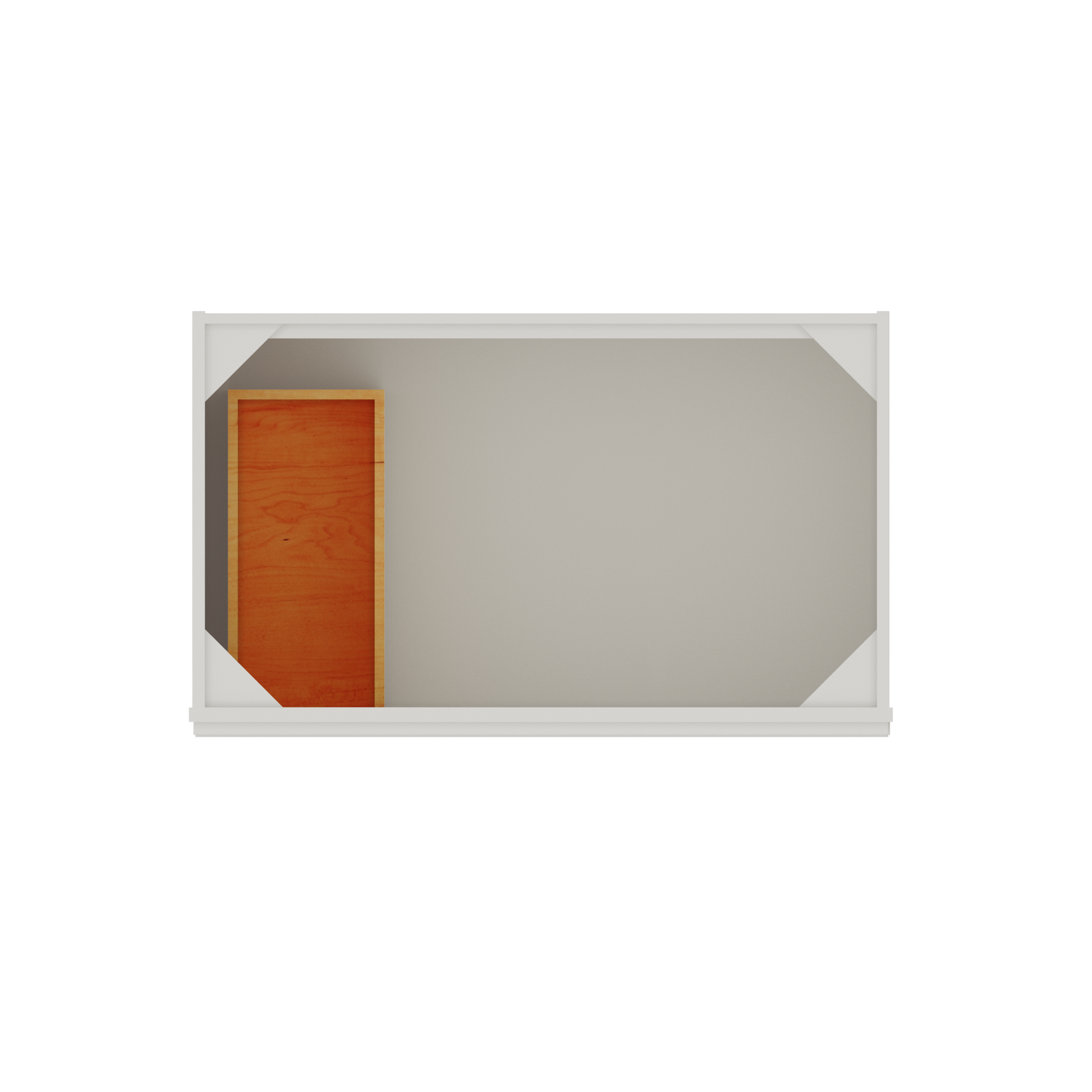 Vanity Sink Base Cabinet with Left Drawers 36 W x 21 D x 34 H - Milan Pearl - Bathroom Vanities