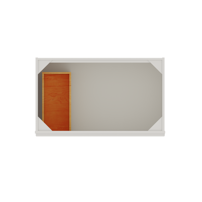 Vanity Sink Base Cabinet with Left Drawers 36 W x 21 D x 34 H - Milan Pearl - Bathroom Vanities