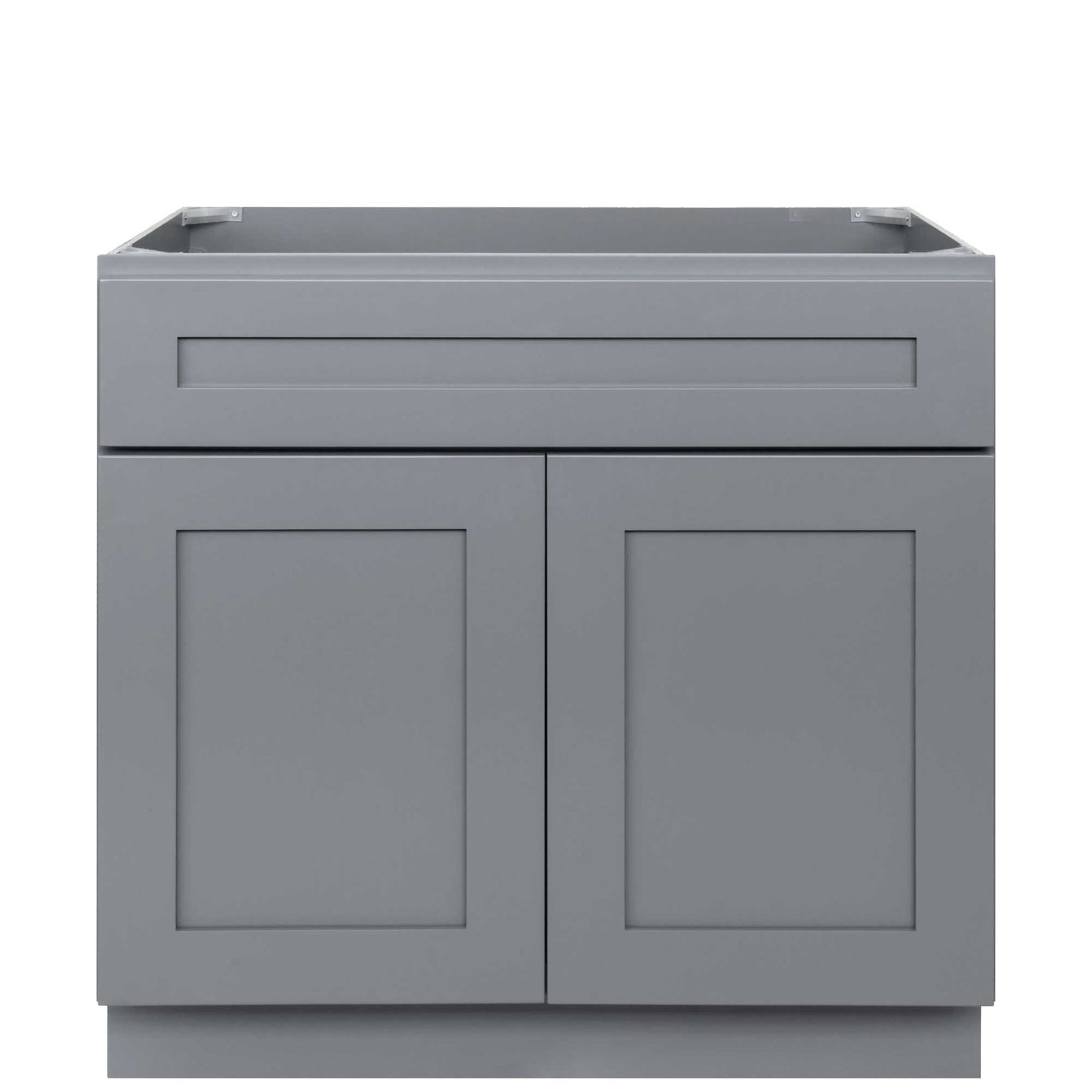 36 W x 21 D x 34.5 H Vanity Sink Base Cabinet - Colonial Gray