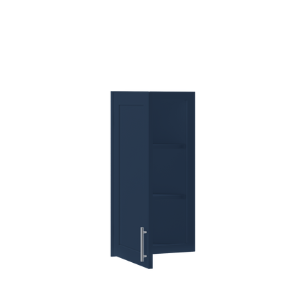 Wall End Kitchen Cabinet WEC1230 Danbury Blue LessCare 12 in. width 30 in. height 12 in. depth - Kitchen Cabinets