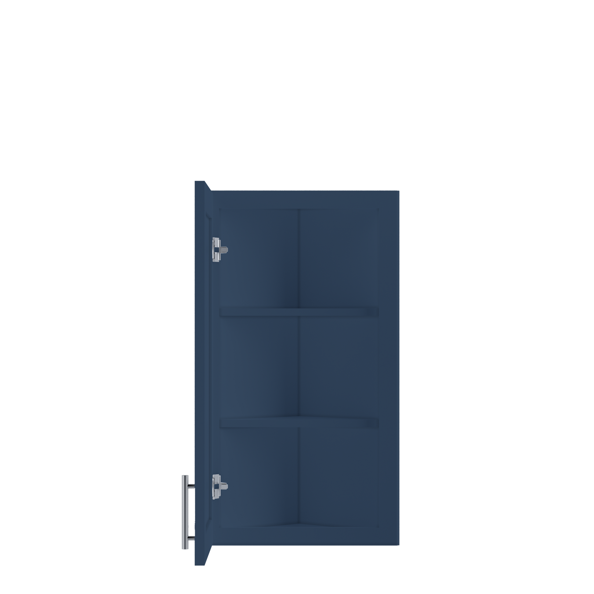 Wall End Kitchen Cabinet WEC1230 Danbury Blue LessCare 12 in. width 30 in. height 12 in. depth - Kitchen Cabinets