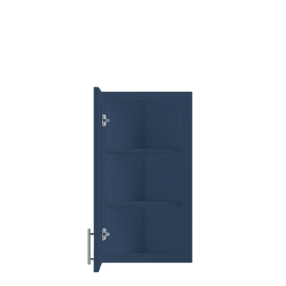 Wall End Kitchen Cabinet WEC1230 Danbury Blue LessCare 12 in. width 30 in. height 12 in. depth - Kitchen Cabinets