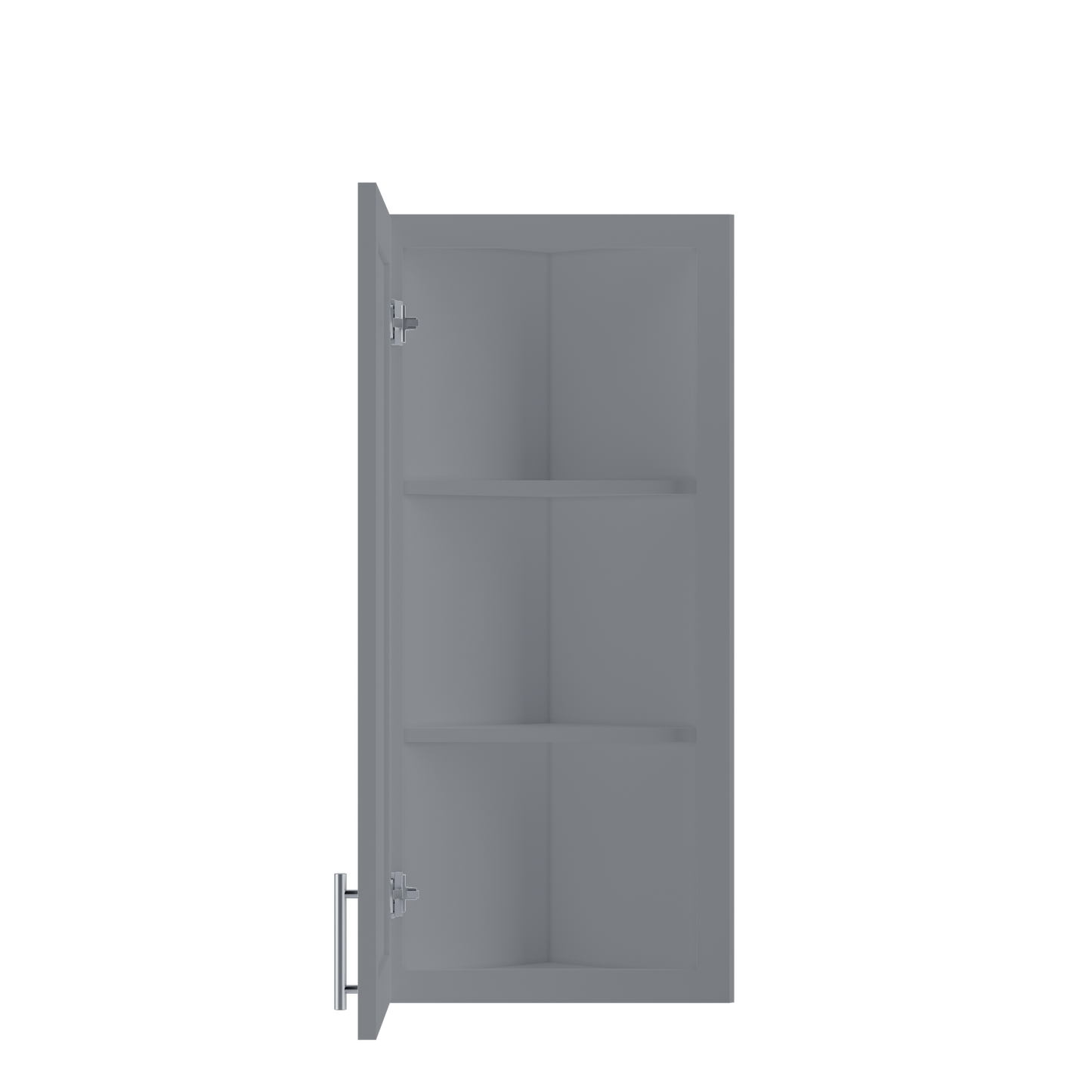 Wall End Kitchen Cabinet WEC1236 Colonial Gray LessCare 12 in. width 36 in. height 12 in. depth - Kitchen Cabinets