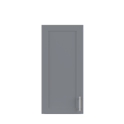 Wall End Kitchen Cabinet WEC1236 Colonial Gray LessCare 12 in. width 36 in. height 12 in. depth - Kitchen Cabinets