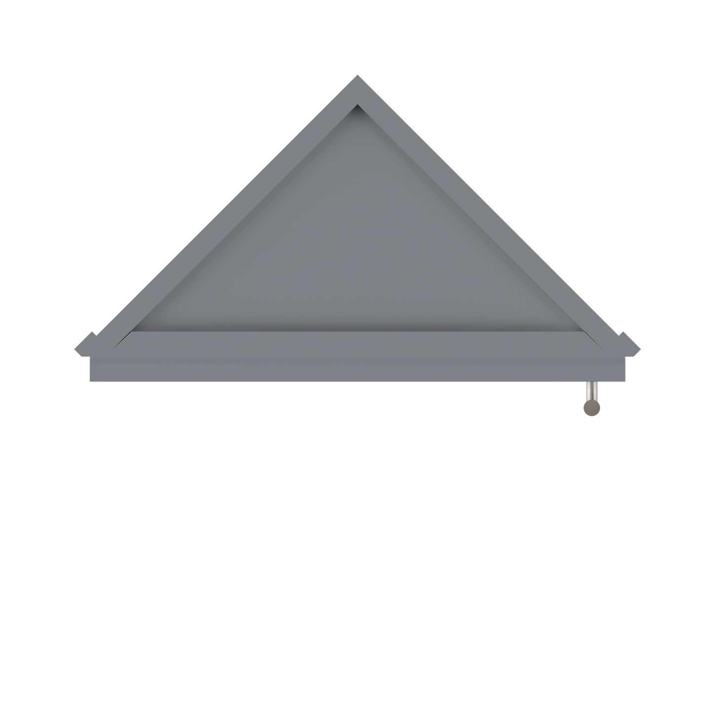 Wall End Kitchen Cabinet WEC1236 Colonial Gray LessCare 12 in. width 36 in. height 12 in. depth - Kitchen Cabinets