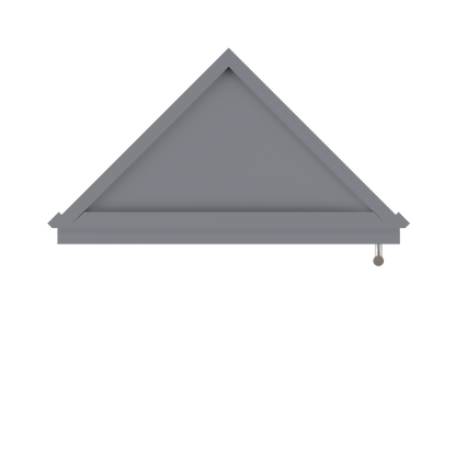 Wall End Kitchen Cabinet WEC1236 Colonial Gray LessCare 12 in. width 36 in. height 12 in. depth - Kitchen Cabinets