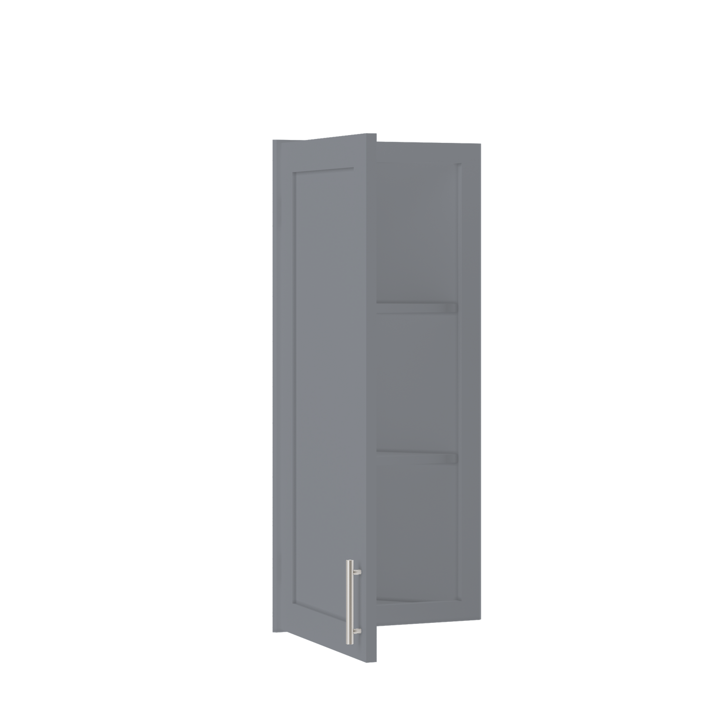Wall End Kitchen Cabinet WEC1236 Colonial Gray LessCare 12 in. width 36 in. height 12 in. depth - Kitchen Cabinets
