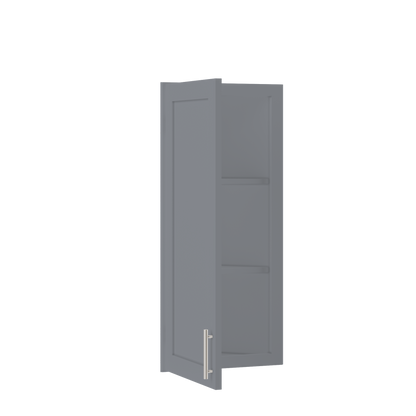 Wall End Kitchen Cabinet WEC1236 Colonial Gray LessCare 12 in. width 36 in. height 12 in. depth - Kitchen Cabinets