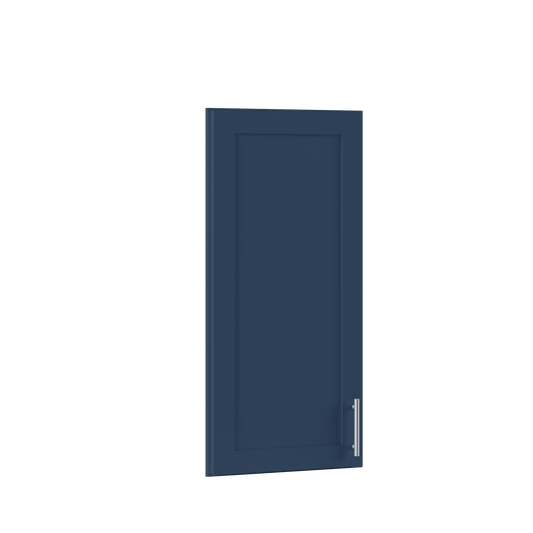 Wall End Kitchen Cabinet WEC1236 Danbury Blue LessCare 12 in. width 36 in. height 12 in. depth - Kitchen Cabinets