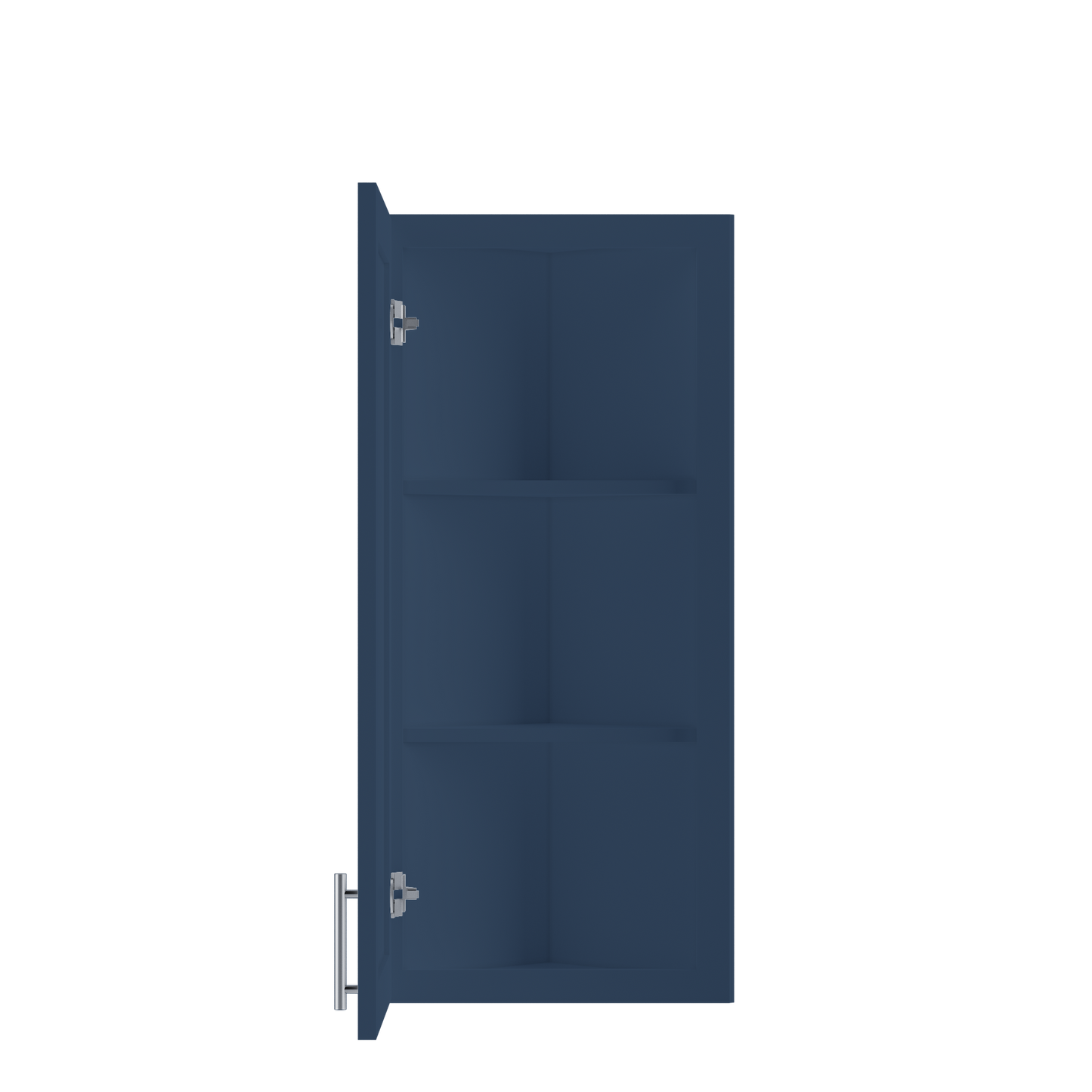 Wall End Kitchen Cabinet WEC1236 Danbury Blue LessCare 12 in. width 36 in. height 12 in. depth - Kitchen Cabinets