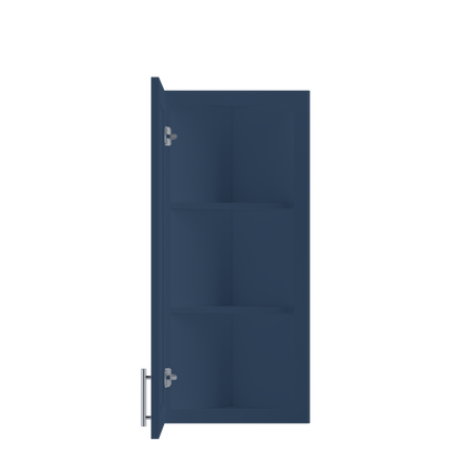 Wall End Kitchen Cabinet WEC1236 Danbury Blue LessCare 12 in. width 36 in. height 12 in. depth - Kitchen Cabinets