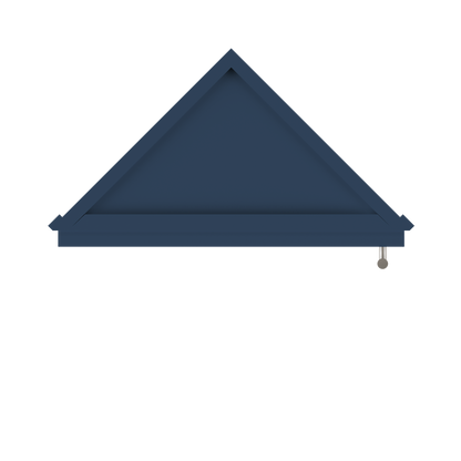 Wall End Kitchen Cabinet WEC1236 Danbury Blue LessCare 12 in. width 36 in. height 12 in. depth - Kitchen Cabinets