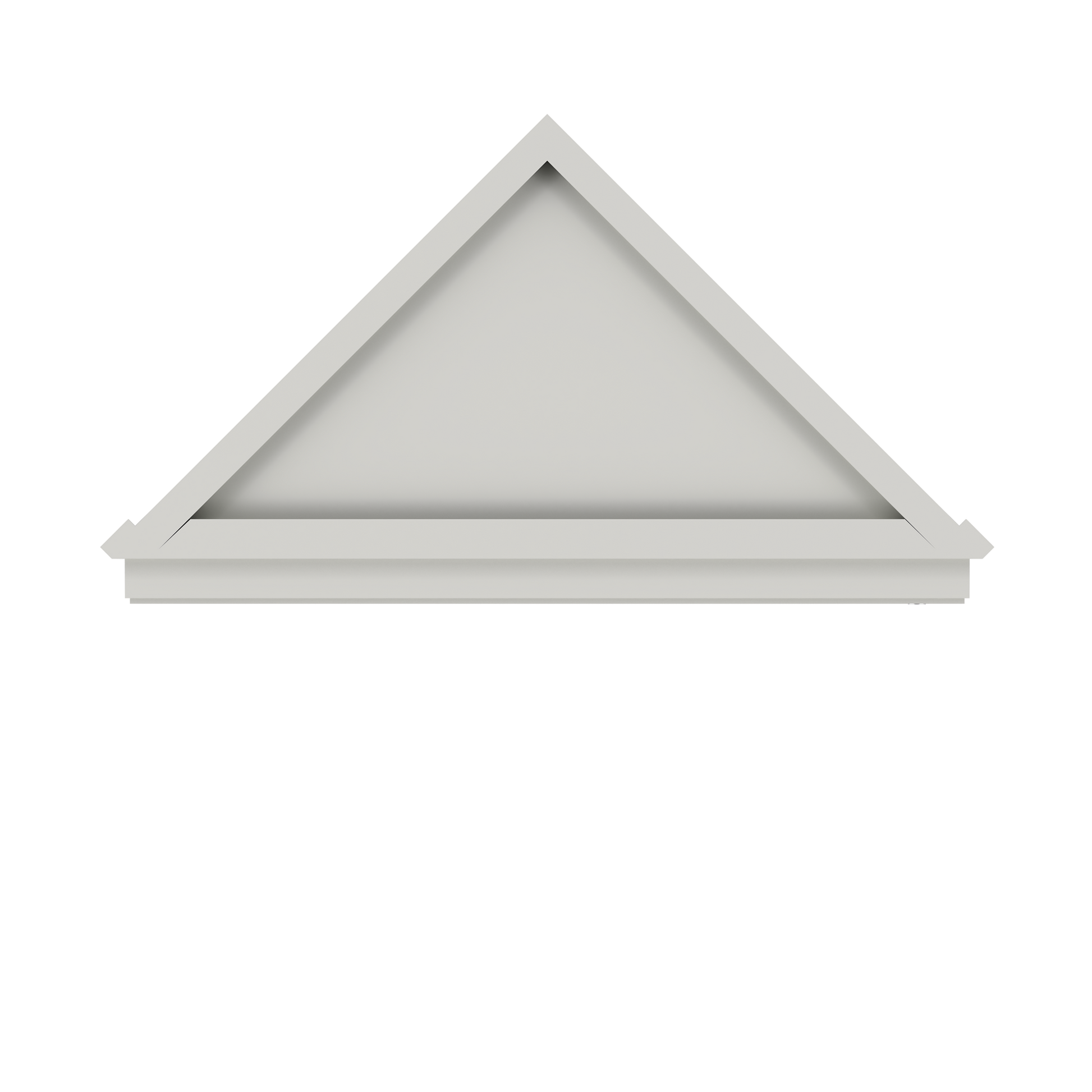 Wall End Kitchen Cabinet WEC1236 Milan Pearl 12 in. width 36 in. height 12 in. depth - Kitchen Cabinets