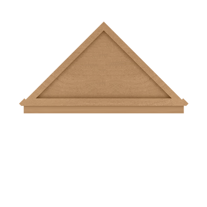 Wall End Kitchen Cabinet WEC1236 Shaker Toffee LessCare 12 in. width 36 in. height 12 in. depth - Kitchen Cabinets