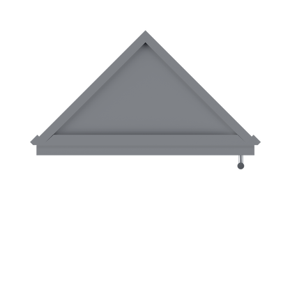 Wall End Kitchen Cabinet WEC1242 Colonial Gray LessCare 12 in. width 42 in. height 12 in. depth - Kitchen Cabinets