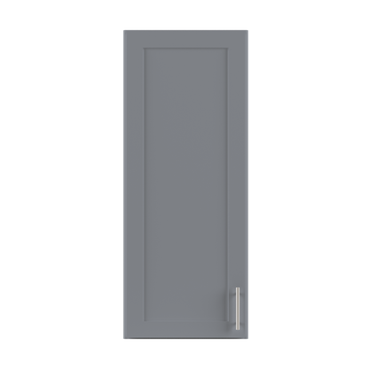 Wall End Kitchen Cabinet WEC1242 Colonial Gray LessCare 12 in. width 42 in. height 12 in. depth - Kitchen Cabinets