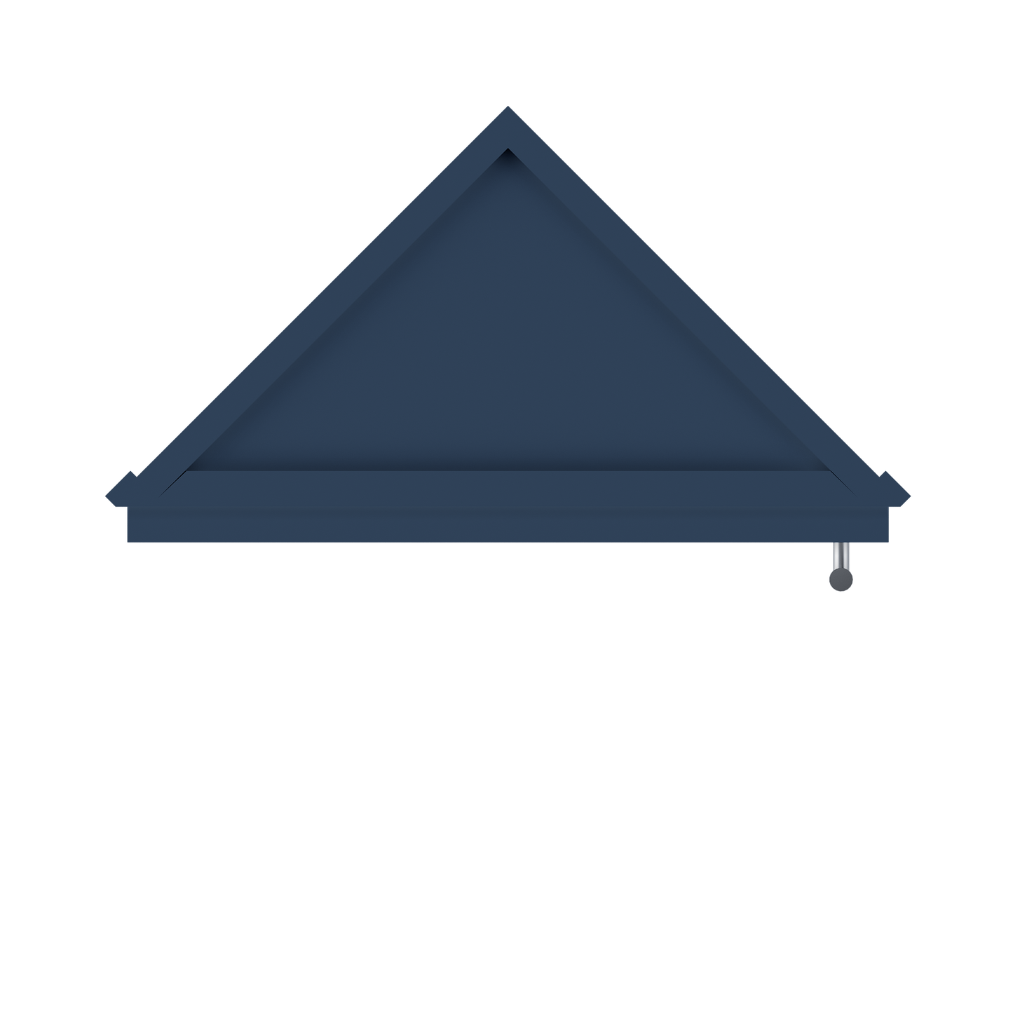 Wall End Kitchen Cabinet WEC1242 Danbury Blue LessCare 12 in. width 42 in. height 12 in. depth - Kitchen Cabinets