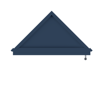 Wall End Kitchen Cabinet WEC1242 Danbury Blue LessCare 12 in. width 42 in. height 12 in. depth - Kitchen Cabinets