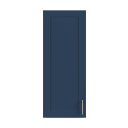Wall End Kitchen Cabinet WEC1242 Danbury Blue LessCare 12 in. width 42 in. height 12 in. depth - Kitchen Cabinets