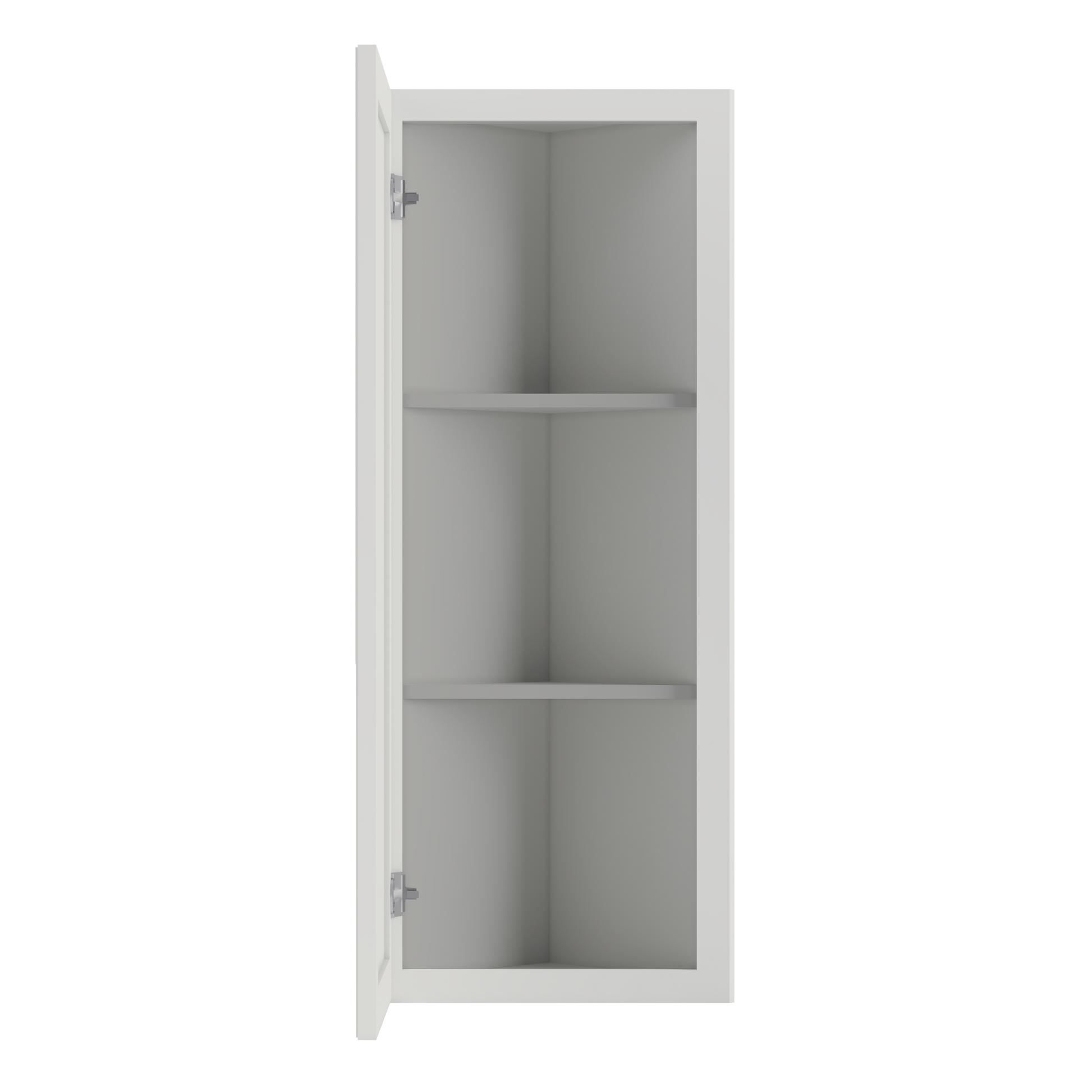 Wall End Kitchen Cabinet WEC1242 Milan Pearl 12 in. width 42 in. height 12 in. depth - Kitchen Cabinets