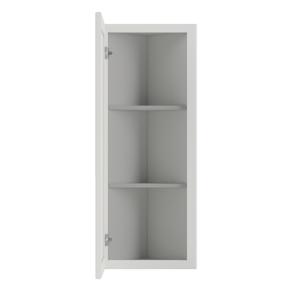 Wall End Kitchen Cabinet WEC1242 Milan Pearl 12 in. width 42 in. height 12 in. depth - Kitchen Cabinets