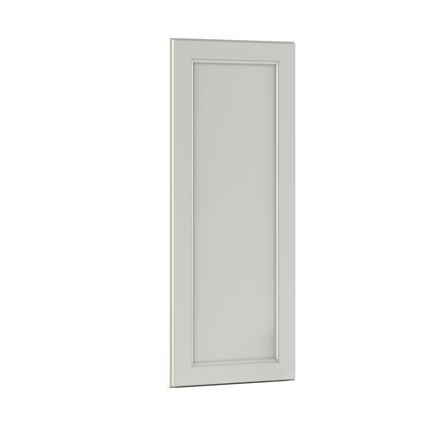 Wall End Kitchen Cabinet WEC1242 Milan Pearl 12 in. width 42 in. height 12 in. depth - Kitchen Cabinets