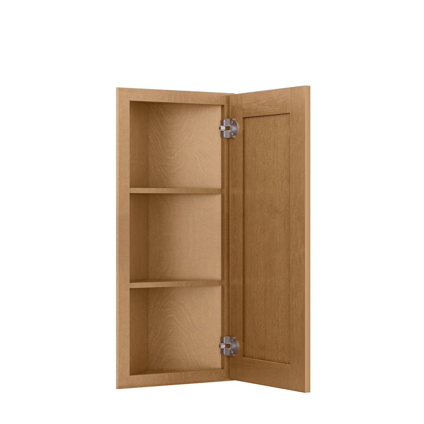Wall End Kitchen Cabinet WEC1236 Shaker Toffee LessCare 12 in. width 36 in. height 12 in. depth - Kitchen Cabinets