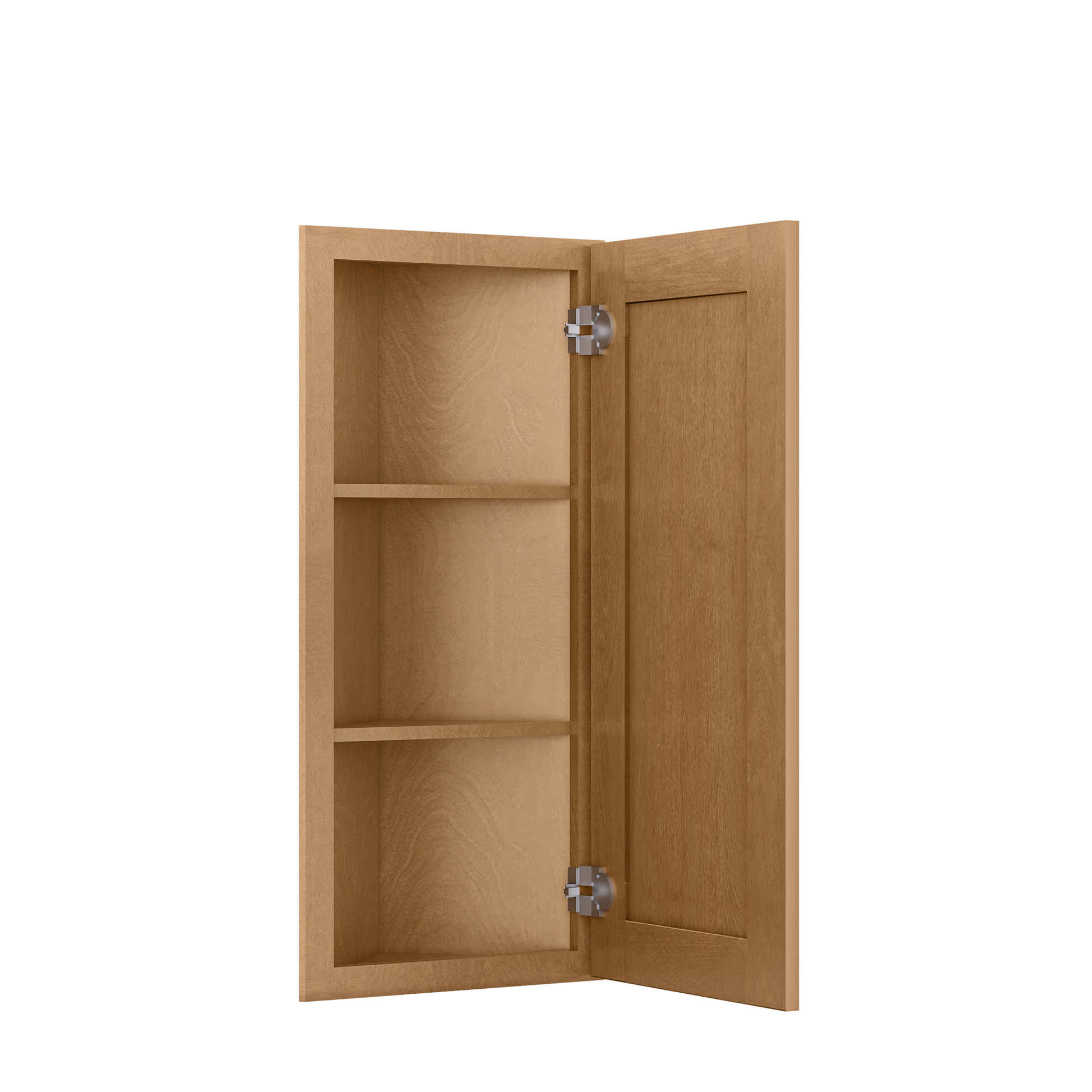 Wall End Kitchen Cabinet WEC1236 Shaker Toffee LessCare 12 in. width 36 in. height 12 in. depth - Kitchen Cabinets
