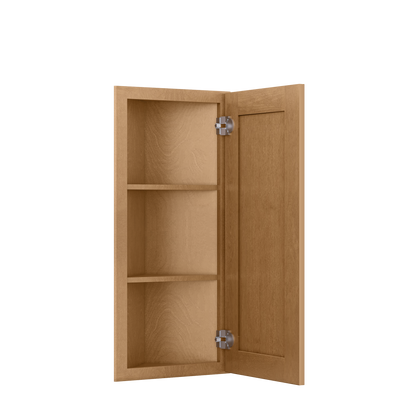 Wall End Kitchen Cabinet WEC1236 Shaker Toffee LessCare 12 in. width 36 in. height 12 in. depth - Kitchen Cabinets