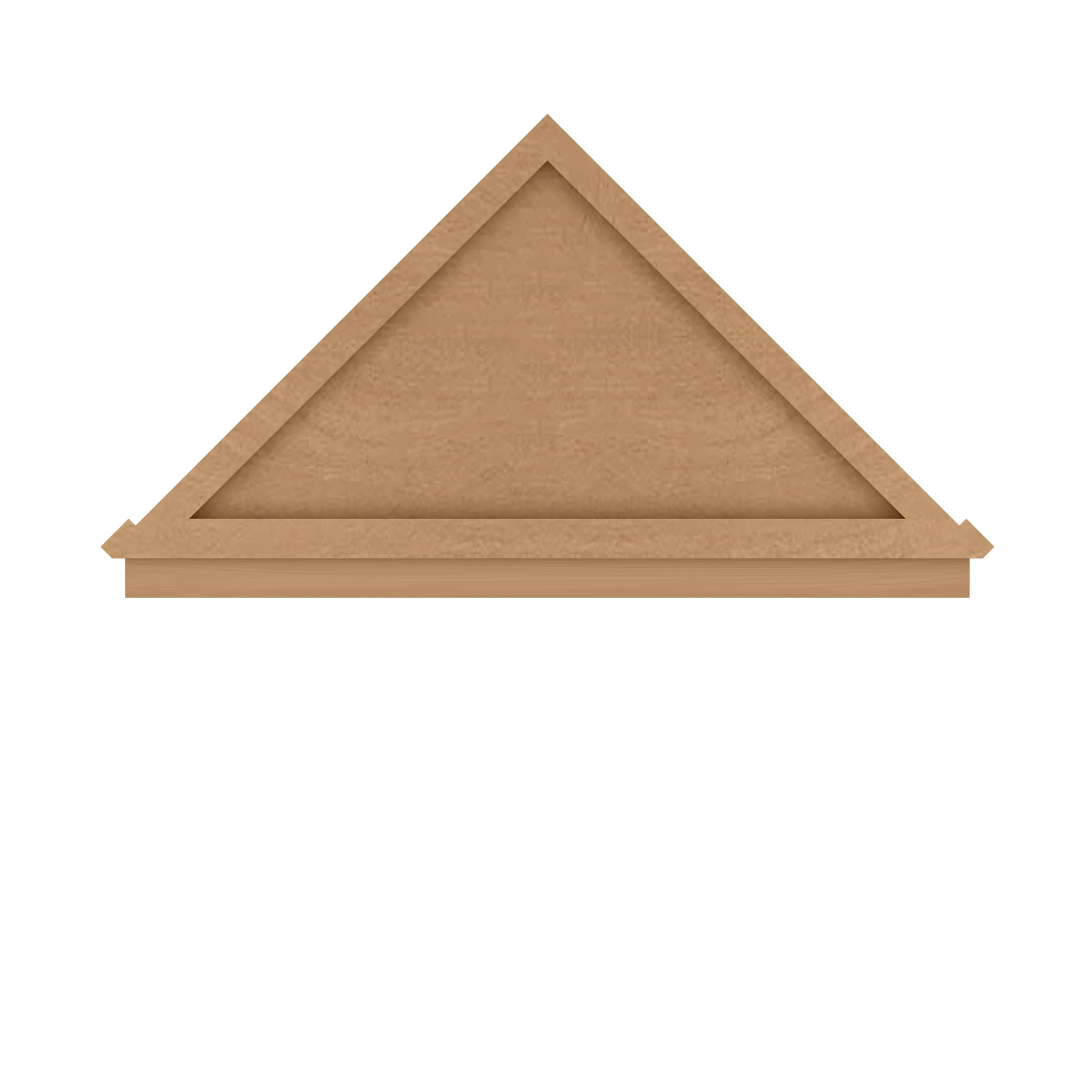 Wall End Kitchen Cabinet WEC1236 Shaker Toffee LessCare 12 in. width 36 in. height 12 in. depth - Kitchen Cabinets