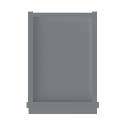 Wall Kitchen Cabinet W0930 Colonial Gray LessCare 9 in. width 30 in. height 12 in. depth - Kitchen Cabinets