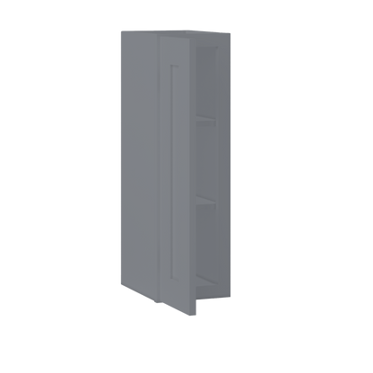 Wall Kitchen Cabinet W0930 Colonial Gray LessCare 9 in. width 30 in. height 12 in. depth - Kitchen Cabinets