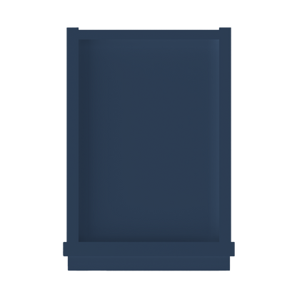 Wall Kitchen Cabinet W0930 Danbury Blue LessCare 9 in. width 30 in. height 12 in. depth - Kitchen Cabinets