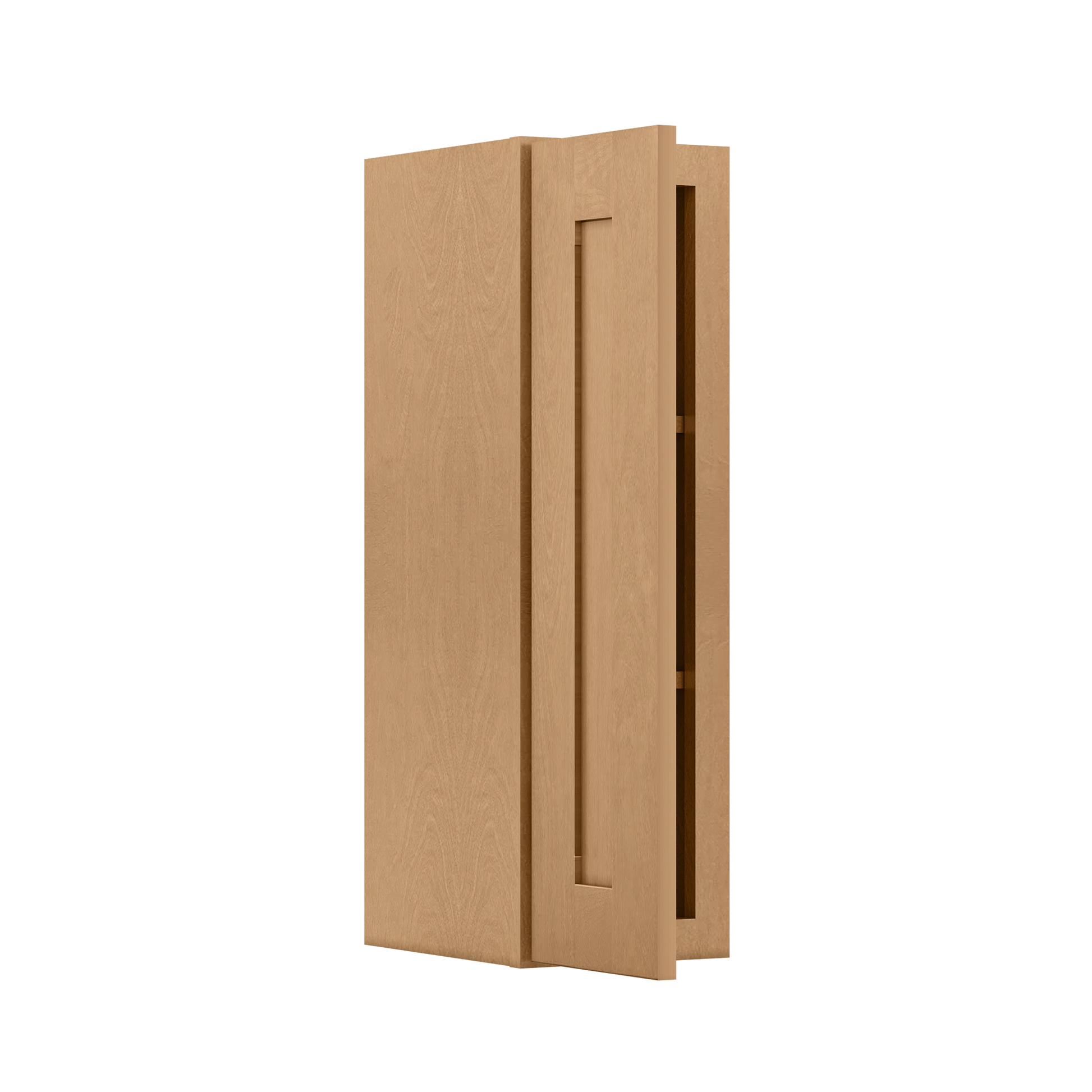 Wall Kitchen Cabinet W0930 Shaker Toffee LessCare 9 in. width 30 in. height 12 in. depth - Kitchen Cabinets