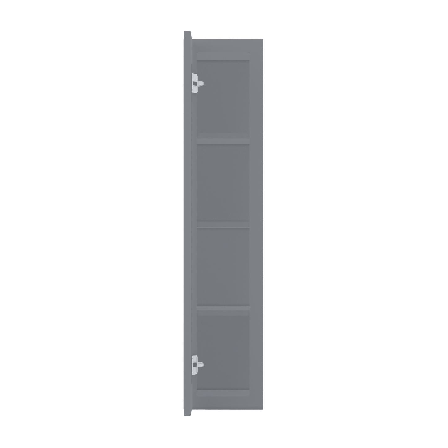Wall Kitchen Cabinet W0942 Colonial Gray LessCare 9 in. width 42 in. height 12 in. depth - Kitchen Cabinets