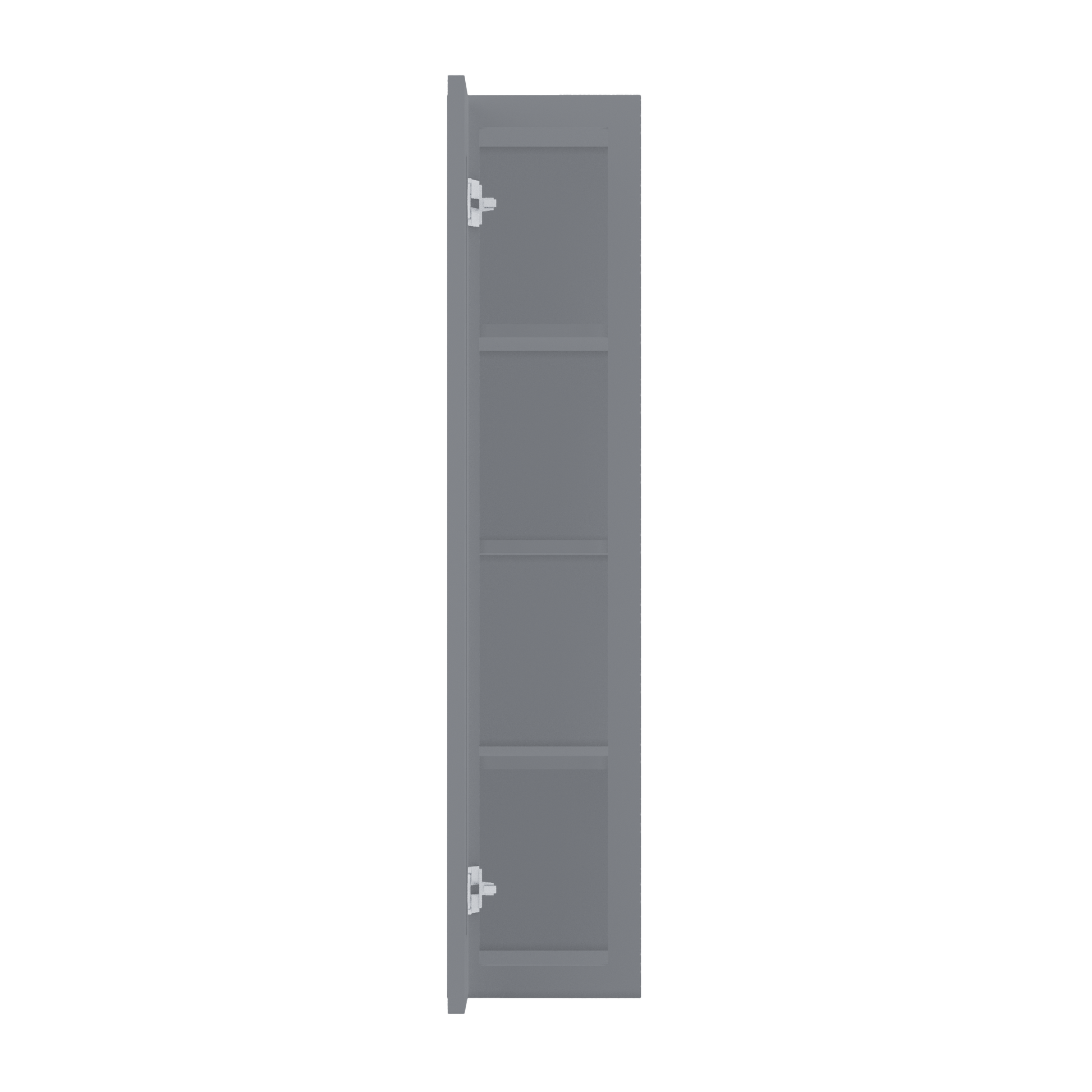 Wall Kitchen Cabinet W0942 Colonial Gray LessCare 9 in. width 42 in. height 12 in. depth - Kitchen Cabinets