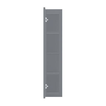 Wall Kitchen Cabinet W0942 Colonial Gray LessCare 9 in. width 42 in. height 12 in. depth - Kitchen Cabinets