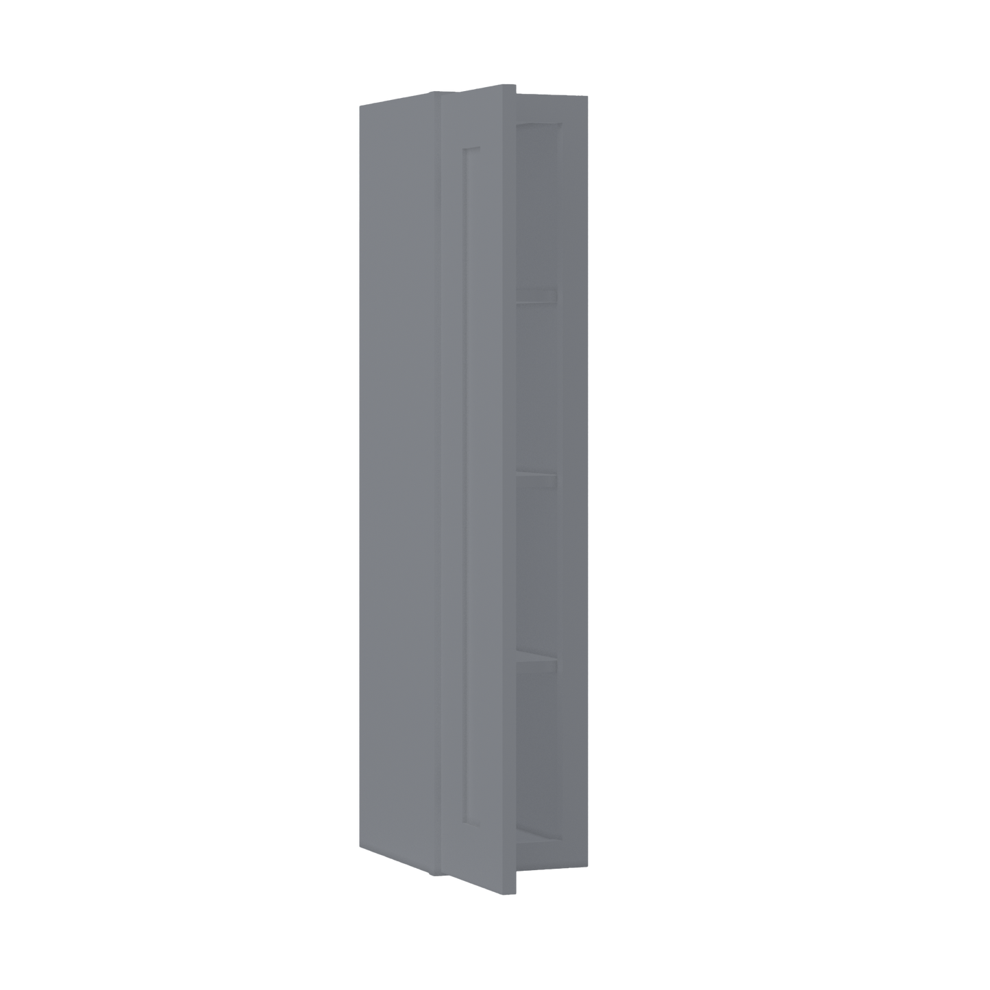 Wall Kitchen Cabinet W0942 Colonial Gray LessCare 9 in. width 42 in. height 12 in. depth - Kitchen Cabinets