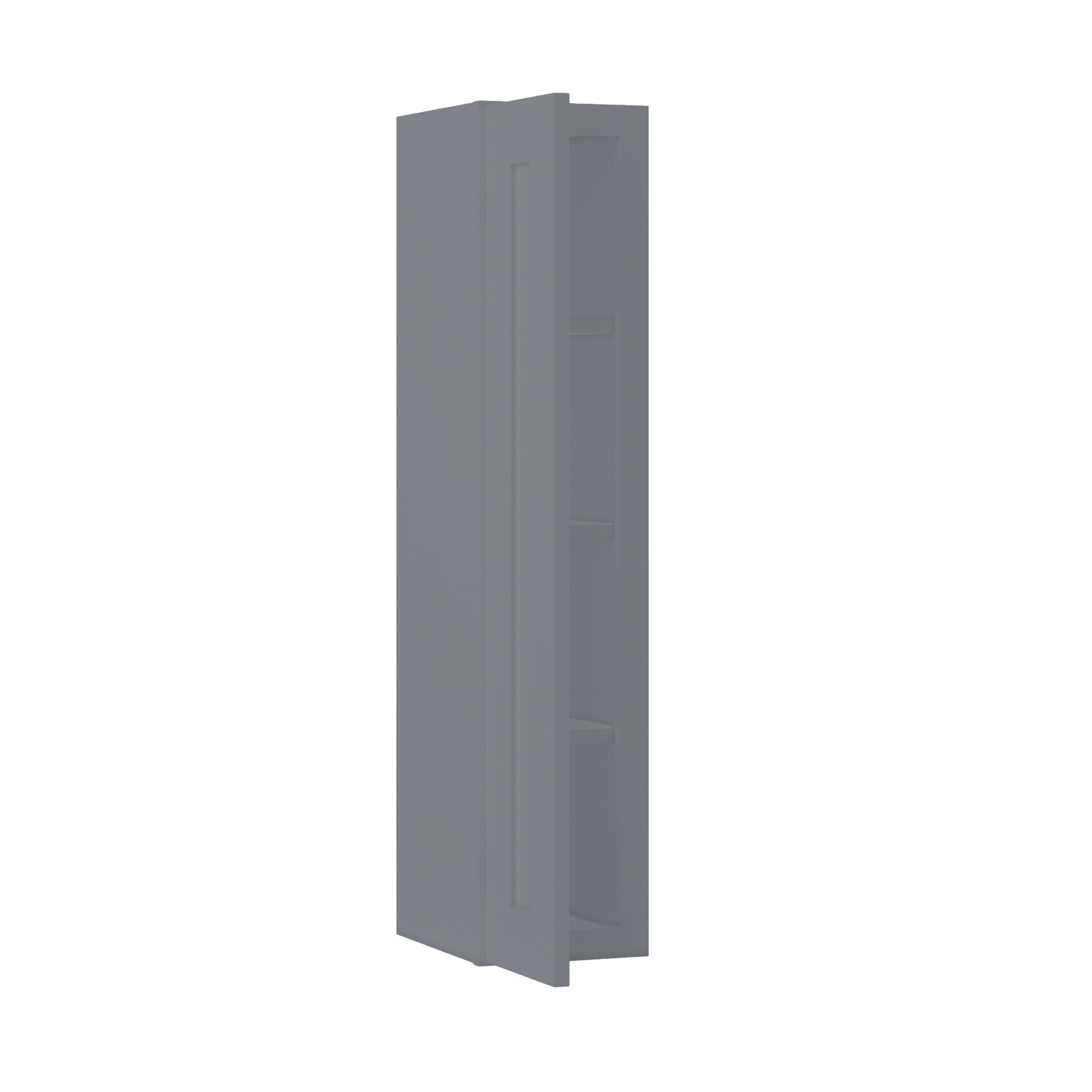 Wall Kitchen Cabinet W0942 Colonial Gray LessCare 9 in. width 42 in. height 12 in. depth - Kitchen Cabinets