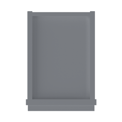 Wall Kitchen Cabinet W0942 Colonial Gray LessCare 9 in. width 42 in. height 12 in. depth - Kitchen Cabinets