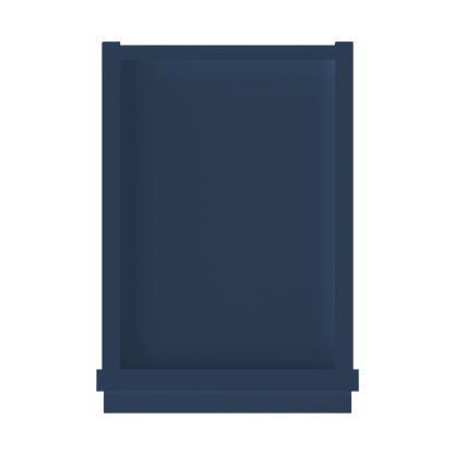 Wall Kitchen Cabinet W0942 Danbury Blue LessCare 9 in. width 42 in. height 12 in. depth - Kitchen Cabinets