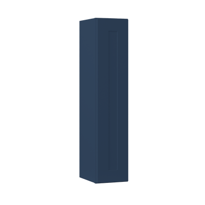 Wall Kitchen Cabinet W0942 Danbury Blue LessCare 9 in. width 42 in. height 12 in. depth - Kitchen Cabinets