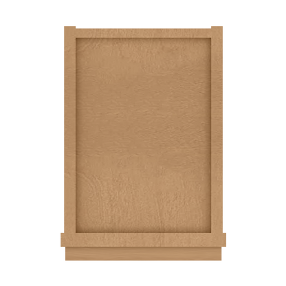 Wall Kitchen Cabinet W0942 Shaker Toffee LessCare 9 in. width 42 in. height 12 in. depth - Kitchen Cabinets