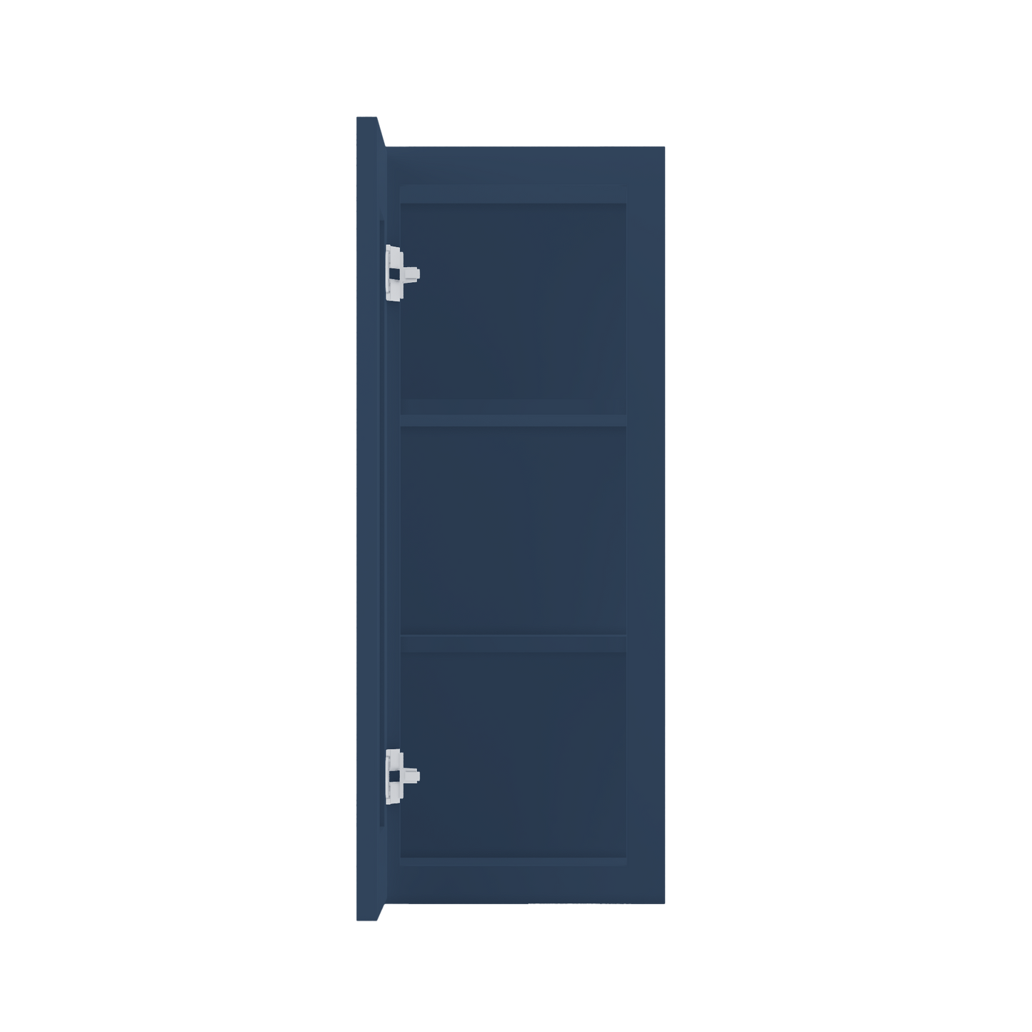 Wall Kitchen Cabinet W1230 Danbury Blue LessCare 12 in. width 30 in. height 12 in. depth - Kitchen Cabinets