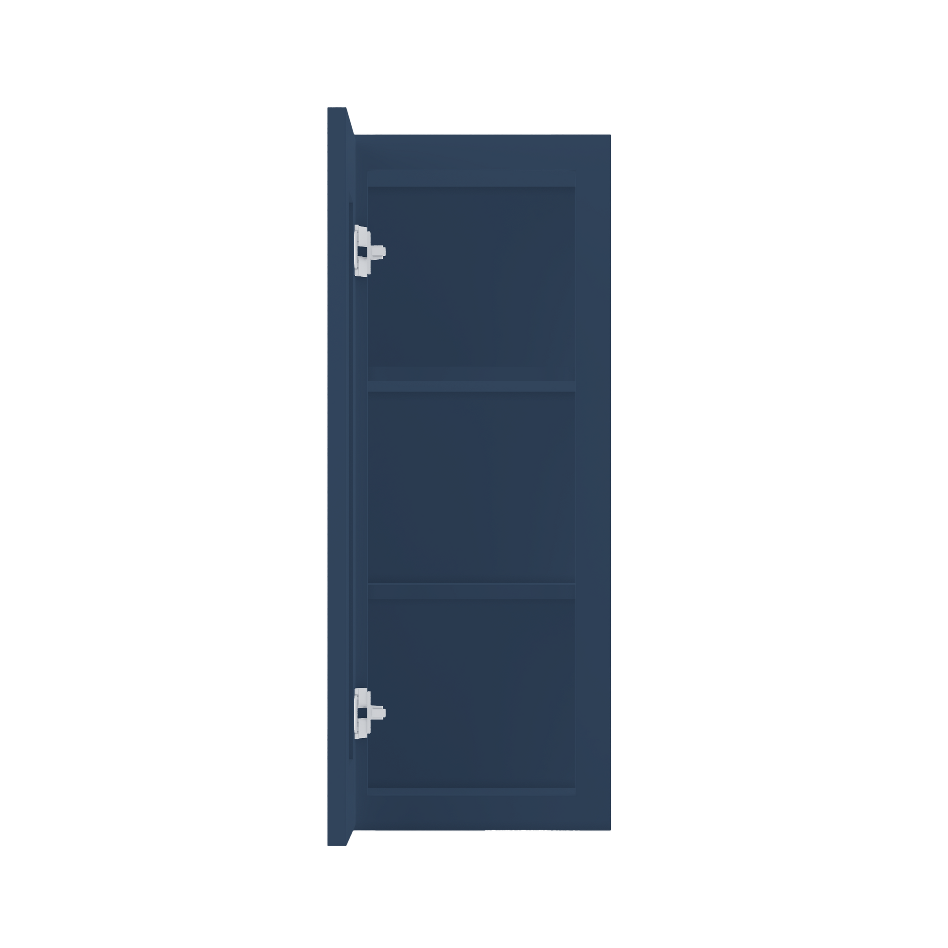 Wall Kitchen Cabinet W1230 Danbury Blue LessCare 12 in. width 30 in. height 12 in. depth - Kitchen Cabinets