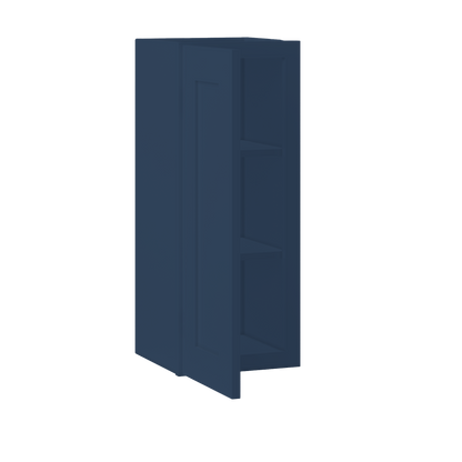 Wall Kitchen Cabinet W1230 Danbury Blue LessCare 12 in. width 30 in. height 12 in. depth - Kitchen Cabinets