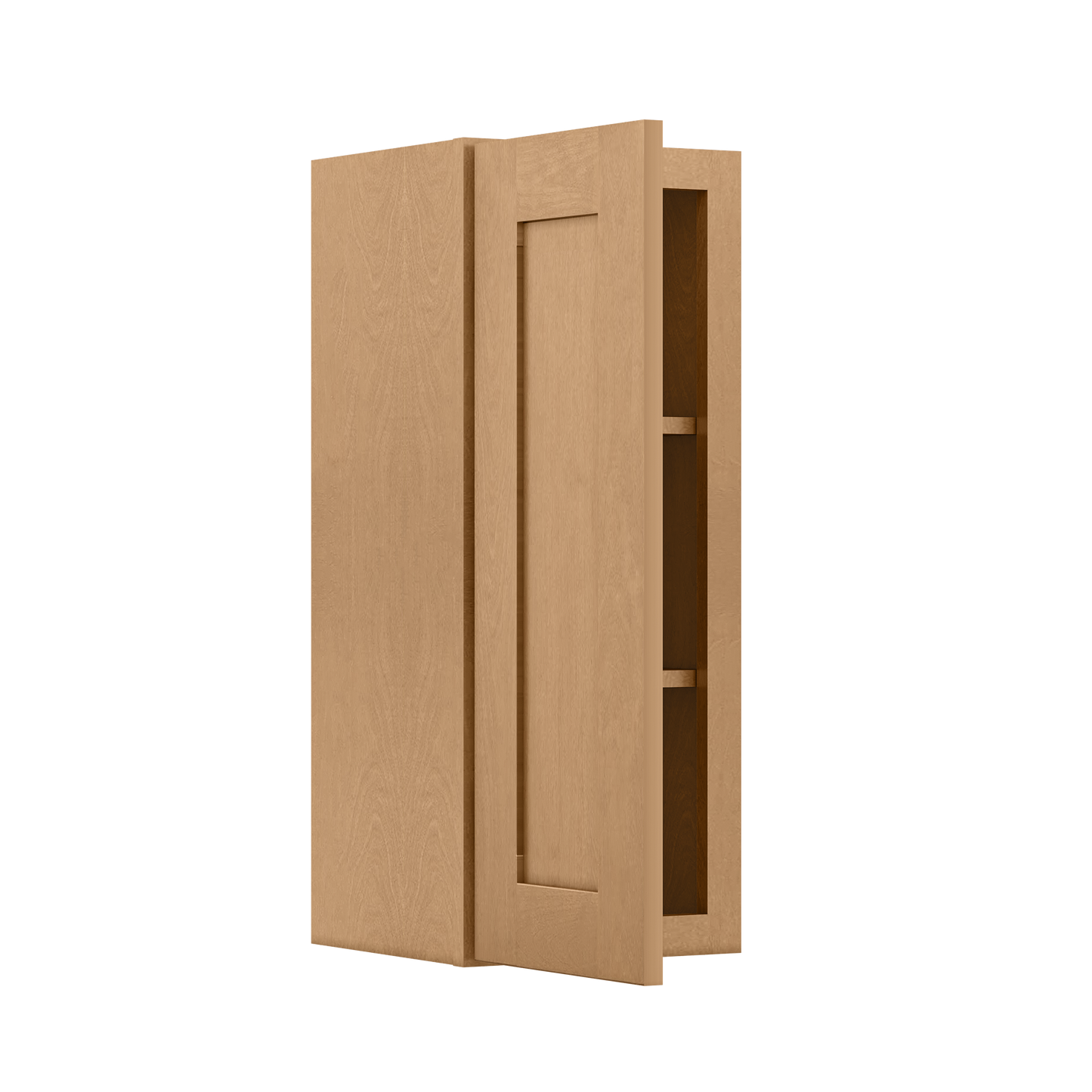 Wall Kitchen Cabinet W1230 Shaker Toffee LessCare 12 in. width 30 in. height 12 in. depth - Kitchen Cabinets