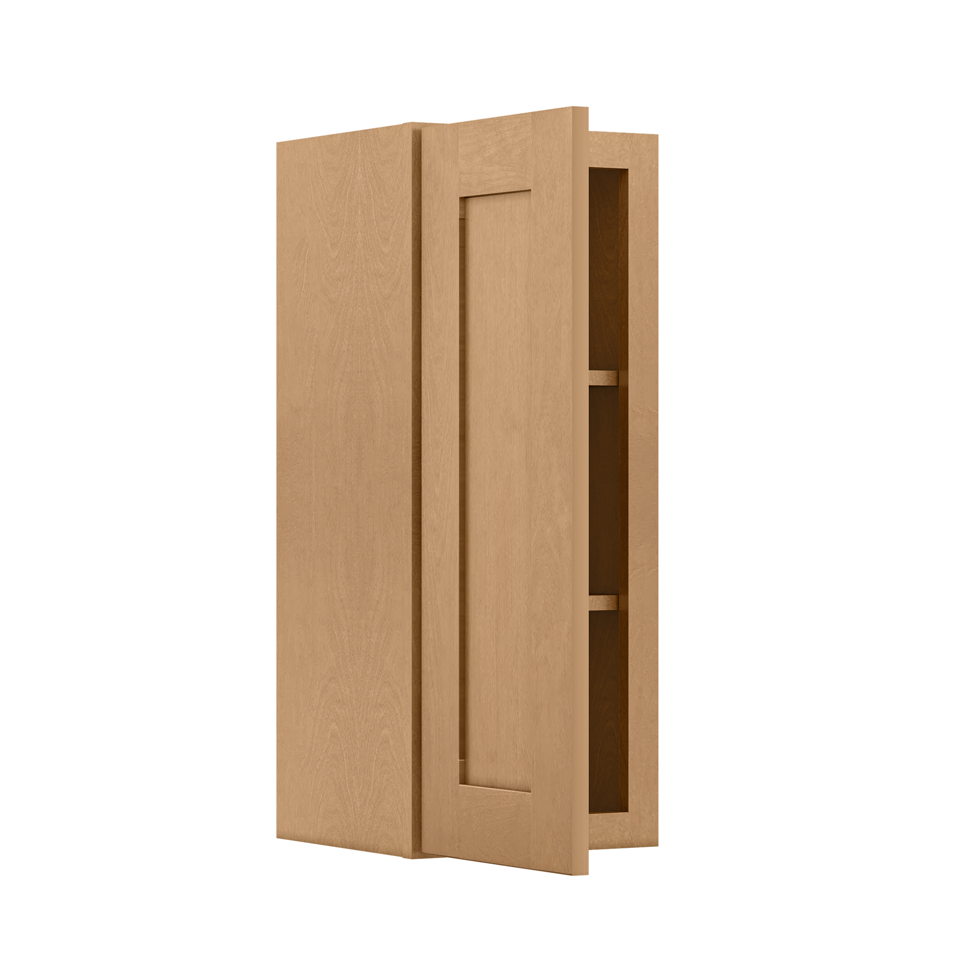 Wall Kitchen Cabinet W1230 Shaker Toffee LessCare 12 in. width 30 in. height 12 in. depth - Kitchen Cabinets