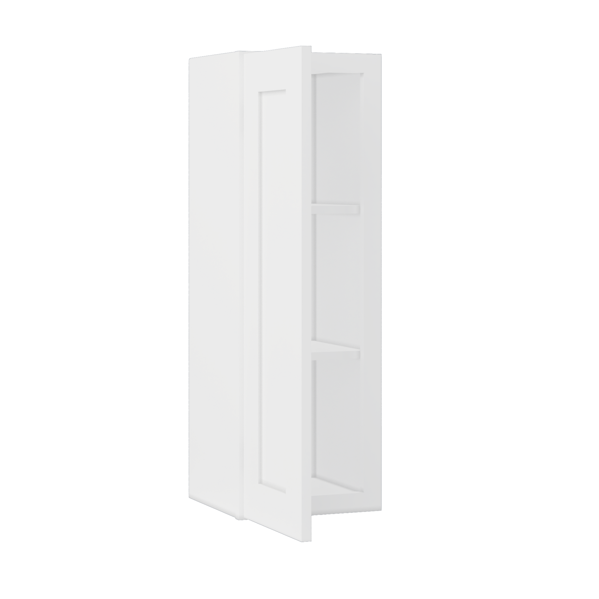 Wall Kitchen Cabinet W1236 Alpina White LessCare 12 in. width 36 in. height 12 in. depth - Kitchen Cabinets