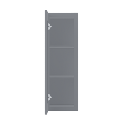 Wall Kitchen Cabinet W1236 Colonial Gray LessCare 12 in. width 36 in. height 12 in. depth - Kitchen Cabinets